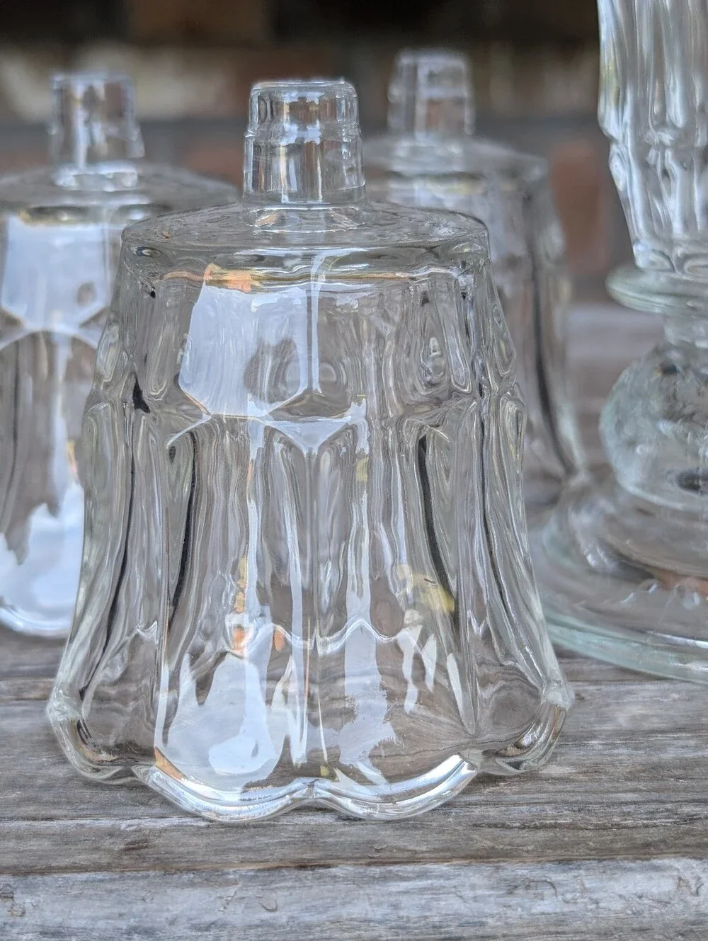 Set 4 Vintage Homco Starlight Votive Cups